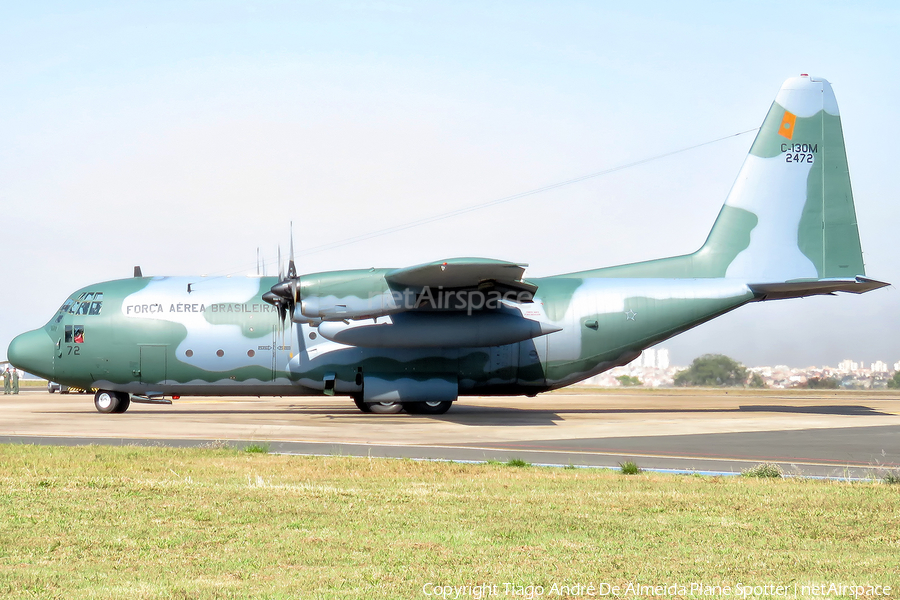 Brazilian Air Force (Forca Aerea Brasileira) Lockheed C-130H Hercules (FAB2472) | Photo 542217