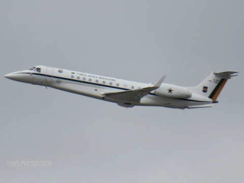 Brazilian Air Force (Forca Aerea Brasileira) Embraer EMB-135BJ (VC-99B) (FAB2585) at  New York - John F. Kennedy International, United States