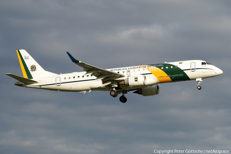 Brazilian Air Force (Forca Aerea Brasileira) Embraer VC-2 (ERJ-190AR) (FAB2590) | Photo 172529