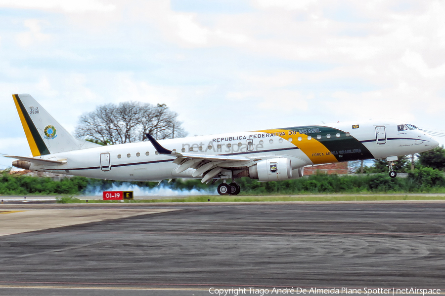 Brazilian Air Force (Forca Aerea Brasileira) Embraer VC-2 (ERJ-190AR) (FAB2590) | Photo 613734