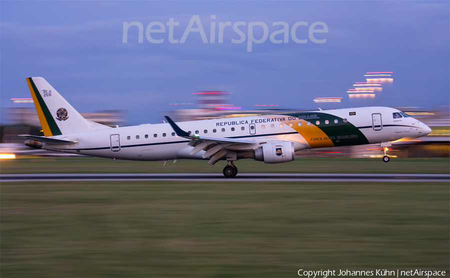 Brazilian Air Force (Forca Aerea Brasileira) Embraer VC-2 (ERJ-190AR) (FAB2591) | Photo 183689