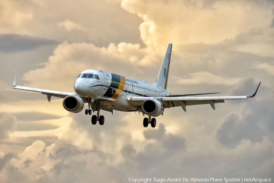 Brazilian Air Force (Forca Aerea Brasileira) Embraer VC-2 (ERJ-190AR) (FAB2591) | Photo 680732