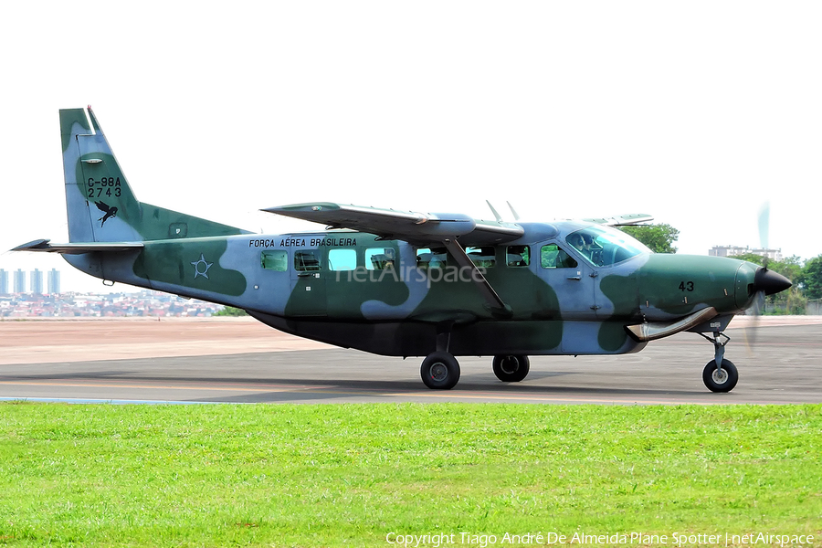 Brazilian Air Force (Forca Aerea Brasileira) Cessna C-98A Caravan (FAB2743) | Photo 596598