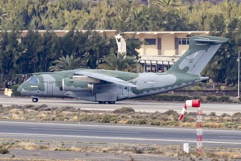 Brazilian Air Force (Forca Aerea Brasileira) Embraer KC-390A Millennium​ (FAB2854) at  Gran Canaria, Spain