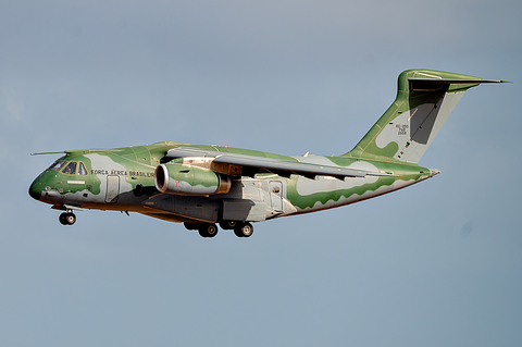 Brazilian Air Force (Forca Aerea Brasileira) Embraer KC-390 Millennium​ (FAB2858) at  Gran Canaria, Spain