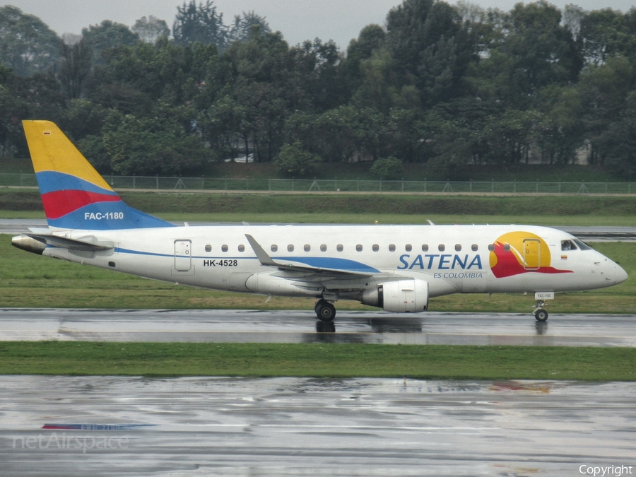 SATENA Embraer ERJ-170LR (ERJ-170-100LR) (FAC-1180) | Photo 302052
