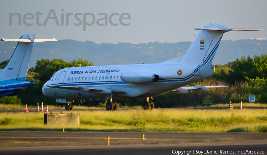 Colombian Air Force (Fuerza Aerea Colombiana) Fokker F28-1000 Fellowship (FAC0002) | Photo 484956