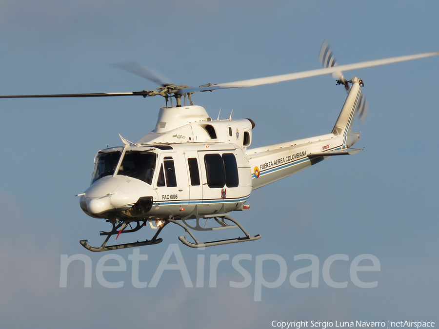 Colombian Air Force (Fuerza Aerea Colombiana) Bell 412EP (FAC0006) | Photo 285005