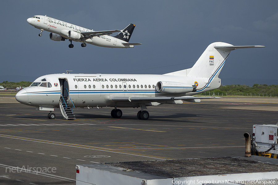 Colombian Air Force (Fuerza Aerea Colombiana) Fokker F28-3000 Fellowship (FAC1041) | Photo 451512