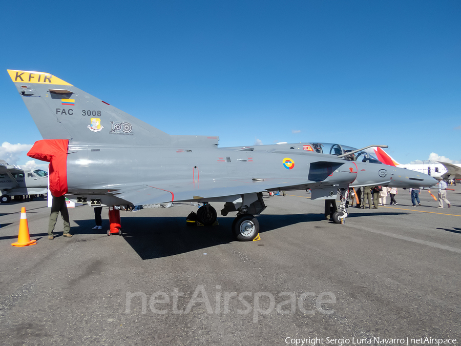 Colombian Air Force (Fuerza Aerea Colombiana) IAI Kfir COD (FAC3008) | Photo 455232
