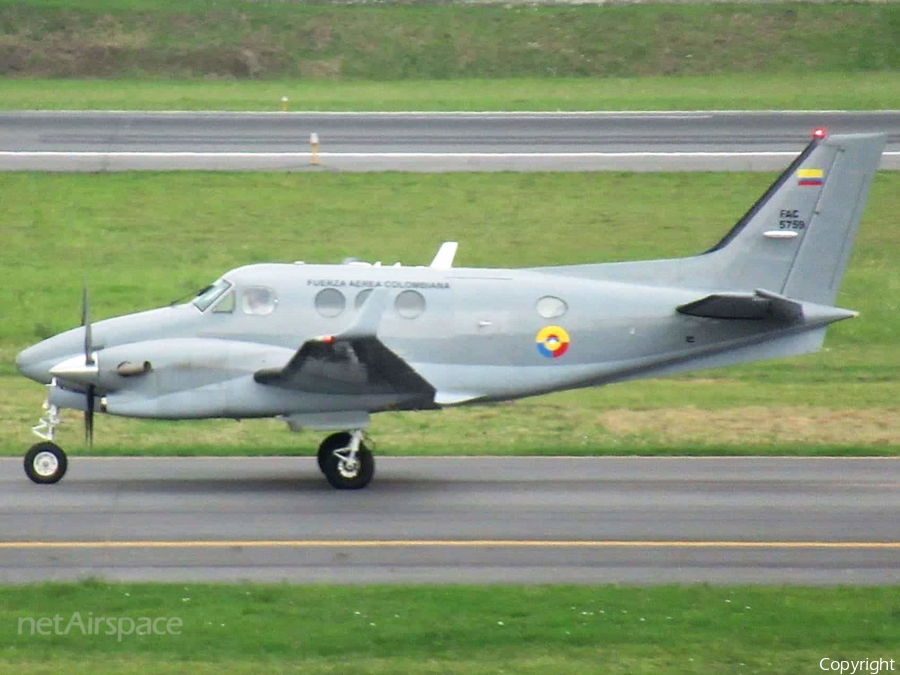 Colombian Air Force (Fuerza Aerea Colombiana) Beech C90GTx King Air (FAC5759) | Photo 300992