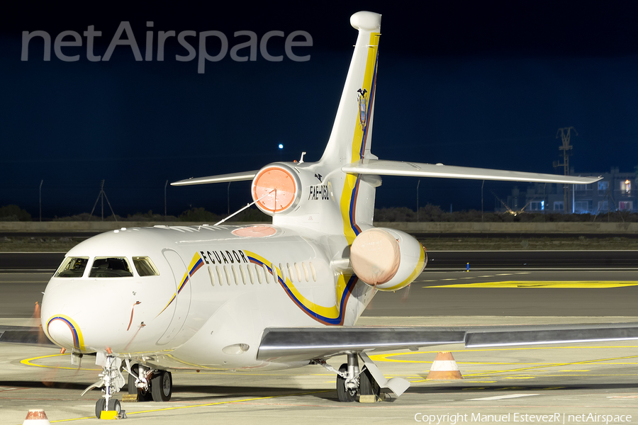 Ecuadorian Air Force (Fuerza Aérea Ecuatoriana) Dassault Falcon 7X (FAE-052) | Photo 434814