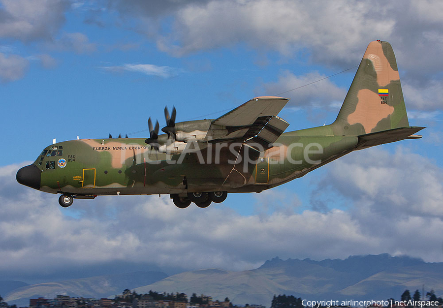 Ecuadorian Air Force (Fuerza Aérea Ecuatoriana) Lockheed C-130B Hercules (FAE894) | Photo 52787