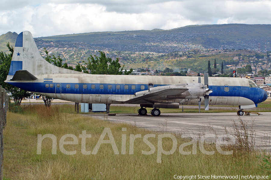 Honduran Air Force (Fuerza Aerea Hondurena) Lockheed L-188A Electra (FAH555) | Photo 51607
