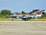 Cuban Air Force (Fuerza Aerea de Cuba) Mikoyan-Gurevich MiG-21bis Fishbed N (FAR-672) at  San Antonio de los Banos, Cuba