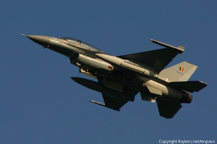 Belgian Air Force General Dynamics F-16BM Fighting Falcon (FB-02) | Photo 554308