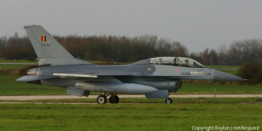 Belgian Air Force General Dynamics F-16BM Fighting Falcon (FB-02) | Photo 554310