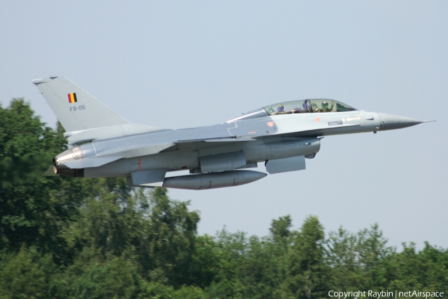 Belgian Air Force General Dynamics F-16BM Fighting Falcon (FB-05) | Photo 550942