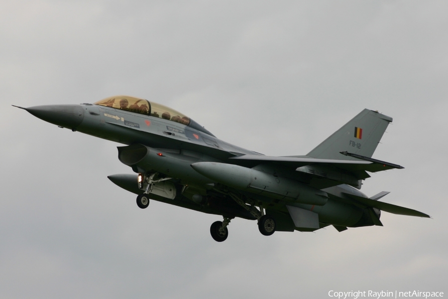 Belgian Air Force General Dynamics F-16BM Fighting Falcon (FB-12) | Photo 548846
