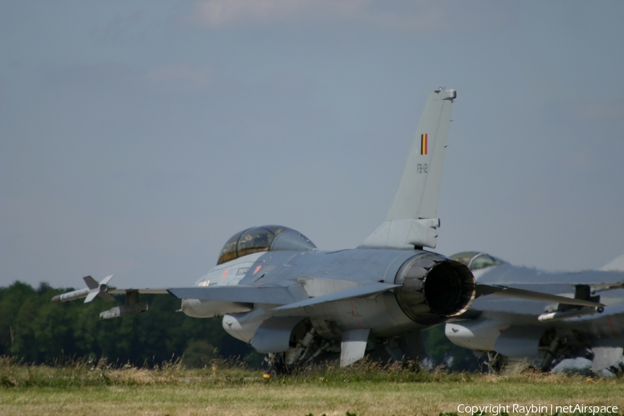 Belgian Air Force General Dynamics F-16BM Fighting Falcon (FB-12) | Photo 549536