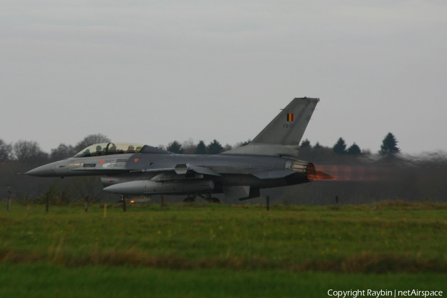 Belgian Air Force General Dynamics F-16BM Fighting Falcon (FB-17) | Photo 554318