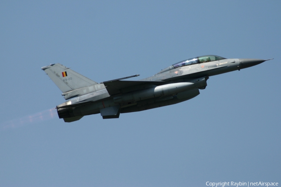 Belgian Air Force General Dynamics F-16BM Fighting Falcon (FB-20) | Photo 550945
