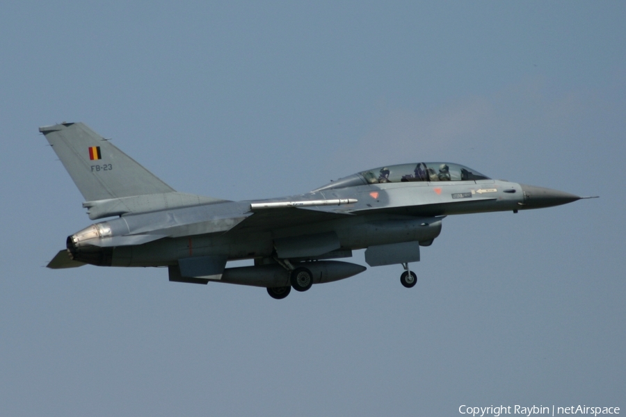 Belgian Air Force General Dynamics F-16BM Fighting Falcon (FB-23) | Photo 550947