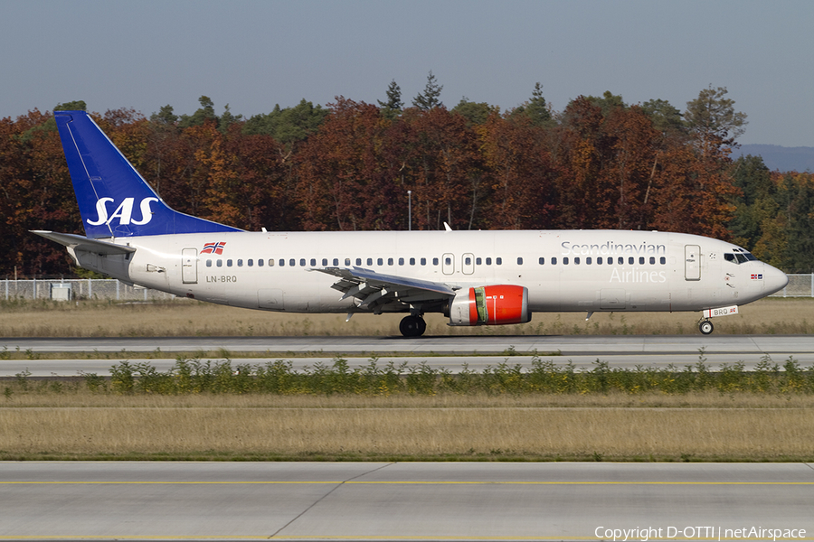 SAS - Scandinavian Airlines Boeing 737-405 (LN-BRQ) | Photo 395733