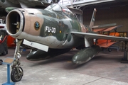 Belgian Air Force Republic F-84F Thunderstreak (FU-30) at  Brussels Air Museum, Belgium