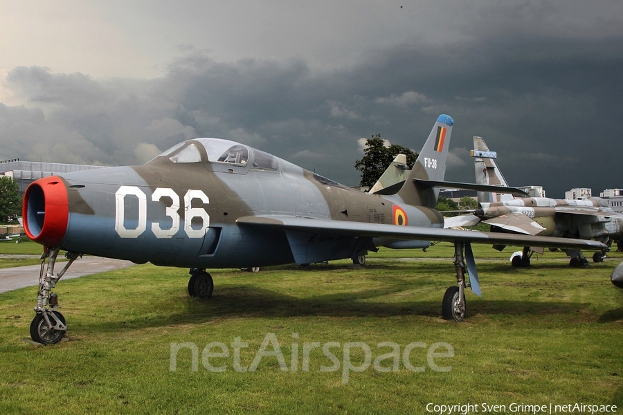 Belgian Air Force Republic F-84F Thunderstreak (FU-36) | Photo 326639