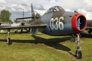 Belgian Air Force Republic F-84F Thunderstreak (FU-36) at  Krakow Rakowice-Czyzyny (closed) Polish Aviation Museum (open), Poland