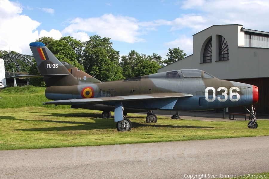 Belgian Air Force Republic F-84F Thunderstreak (FU-36) | Photo 334417