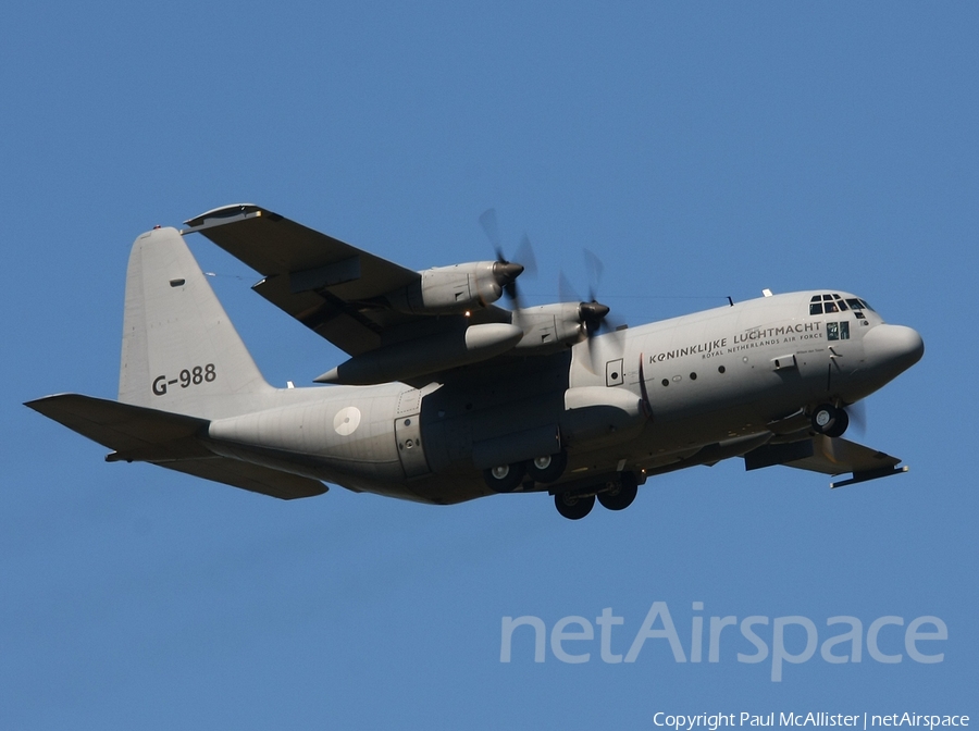 Royal Netherlands Air Force Lockheed C-130H Hercules (G-988) | Photo 3692