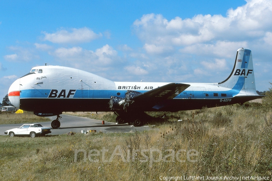 British Air Ferries - BAF Aviation Traders ATL-98 Carvair (G-AOFW) | Photo 400656