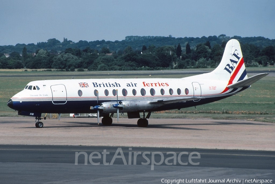 British Air Ferries - BAF Vickers Viscount 802 (G-AOHM) | Photo 399364
