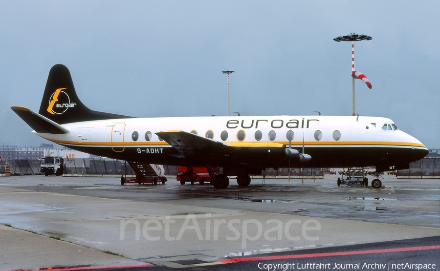 Euroair Transport Vickers Viscount 802 (G-AOHT) | Photo 413009