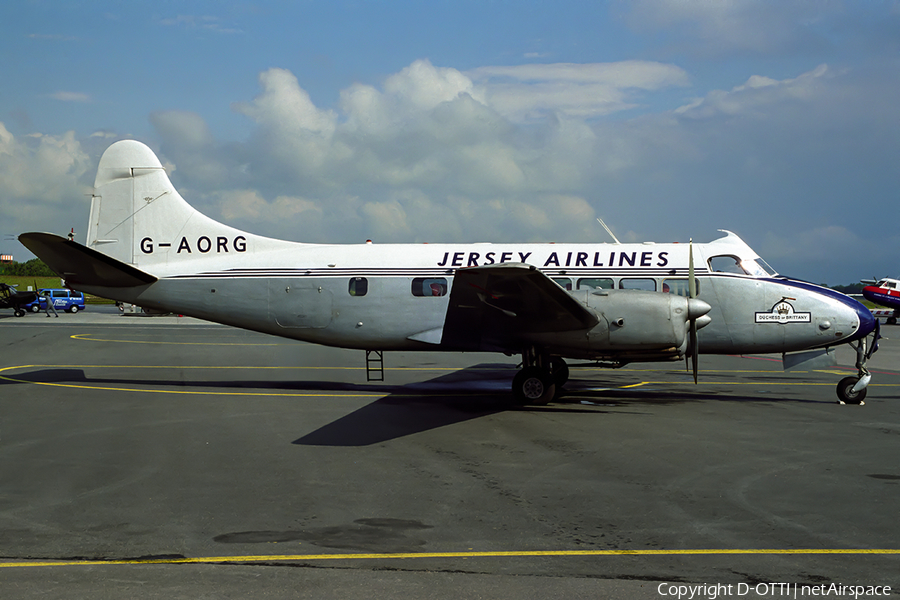 Jersey Airlines De Havilland DH.114 Heron 2B (G-AORG) | Photo 681329