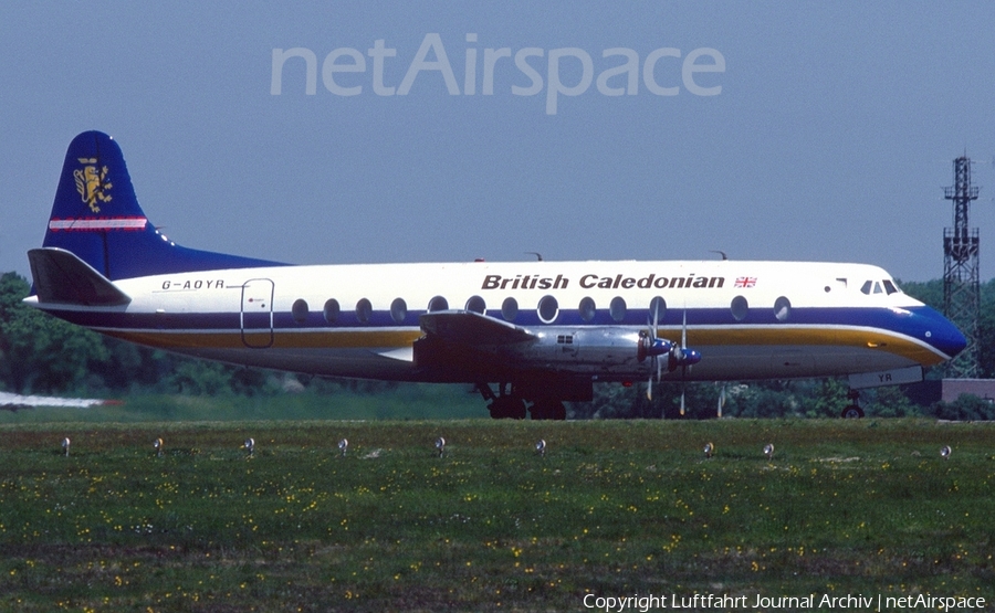 British Caledonian Airways Vickers Viscount 806 (G-AOYR) | Photo 421317