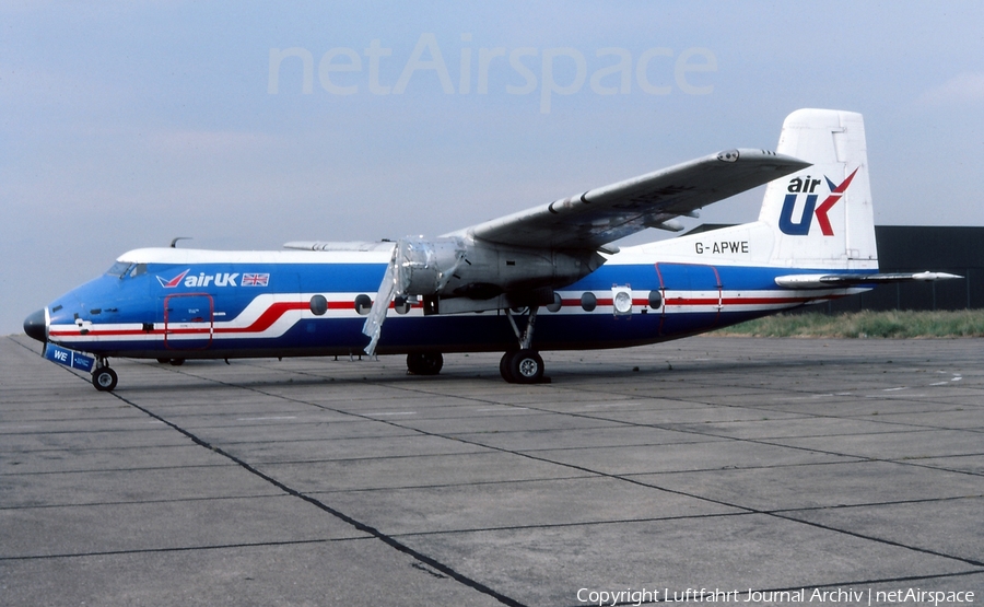 Air UK Handley Page HPR-7 Dart Herald Srs 201 (G-APWE) | Photo 416922