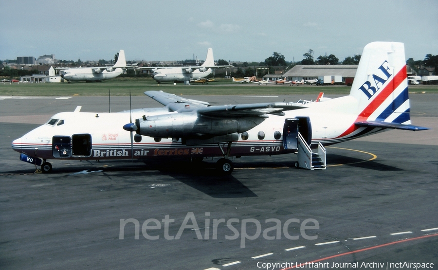 British Air Ferries - BAF Handley Page HPR-7 Dart Herald Srs 214 (G-ASVO) | Photo 418824