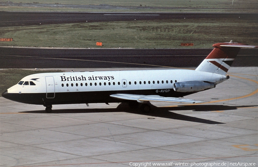 British Airways (Maersk Air UK) BAC 1-11 408EF (G-AVGP) | Photo 558024