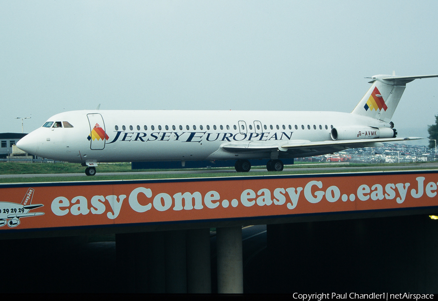 Jersey European Airways BAC 1-11 510ED (G-AVMK) | Photo 102172