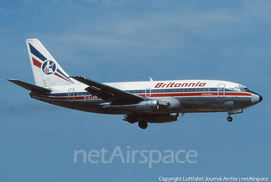 Britannia Airways Boeing 737-204C (G-AXNB) | Photo 398033