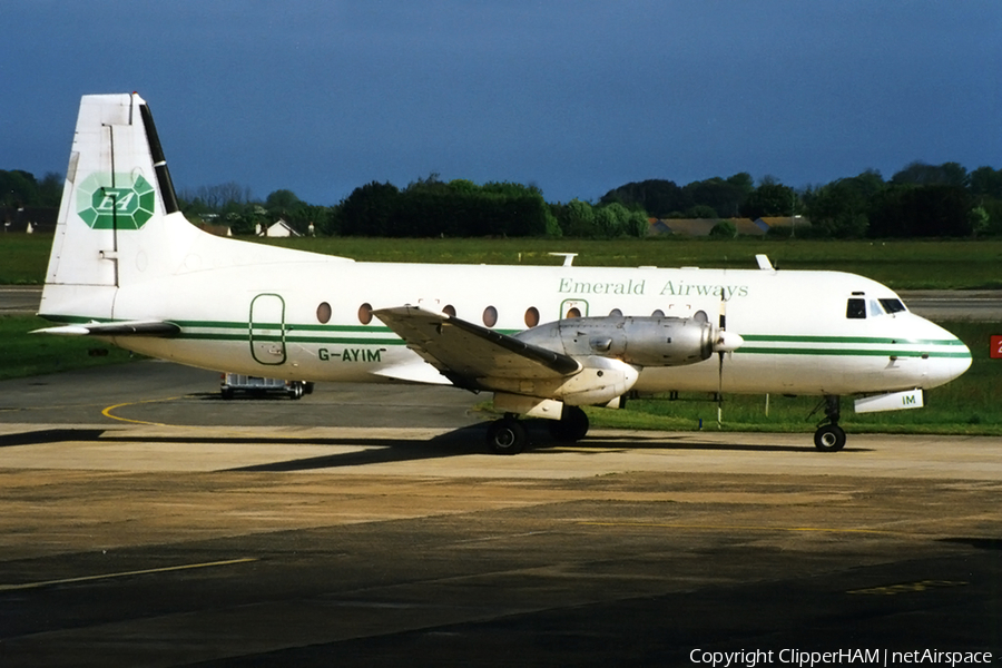 Emerald Airways Hawker Siddeley HS.748-270 Series 2A (G-AYIM) | Photo 425200