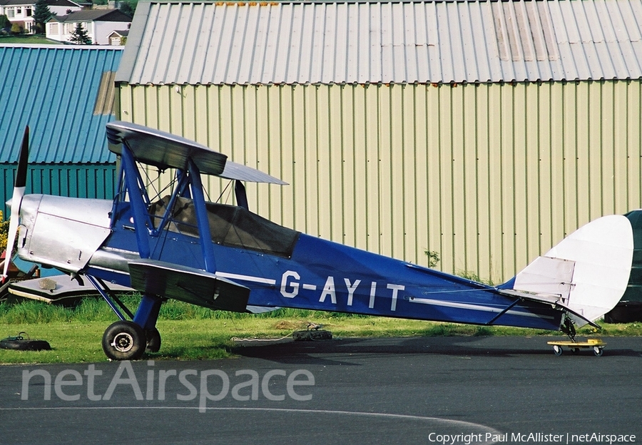 (Private) De Havilland DH.82A Tiger Moth (G-AYIT) | Photo 37596