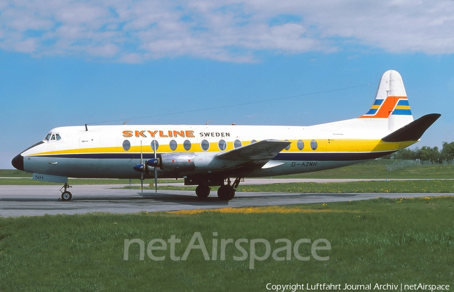 Skyline Sweden Vickers Viscount 814 (G-AZNH) | Photo 399367