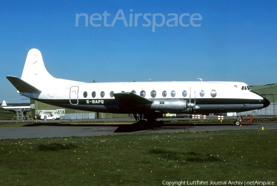 Jersey European Airways Vickers Viscount 814 (G-BAPG) | Photo 399368