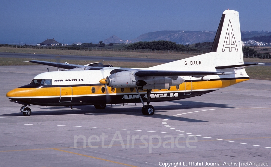 Air Anglia Fokker F27-200 Friendship (G-BAUR) | Photo 437093