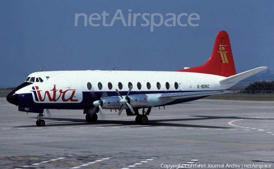 Intra Jersey Vickers Viscount 724 (G-BDRC) | Photo 437094