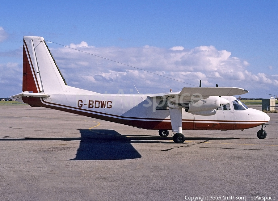 Air Sinclair Britten-Norman BN-2A-26 Islander (G-BDWG) | Photo 216805